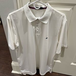 Souther marsh performance white polo size medium